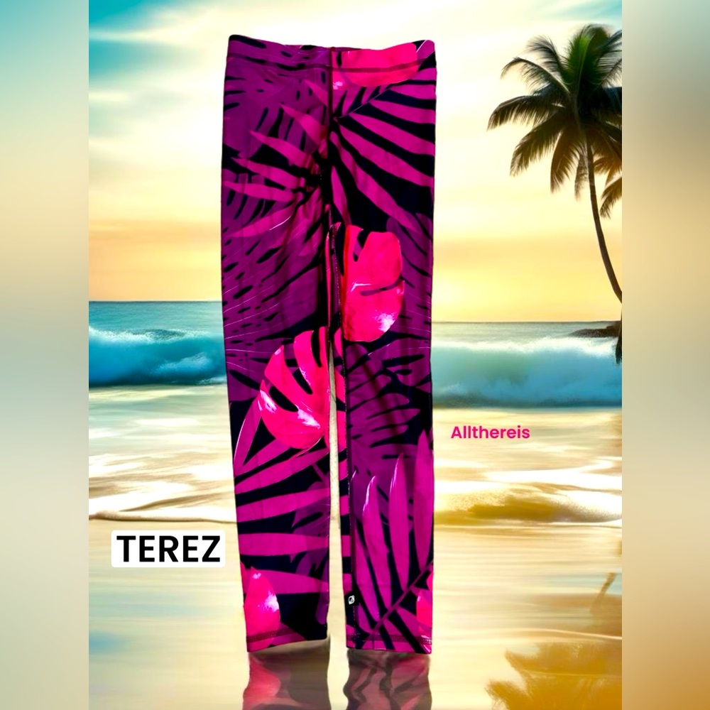TEREZ leggings with a striking print 🌴 S - Picture 3 of 12